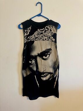 Urban outfitters Tupac Graphic Tank dress - Black
